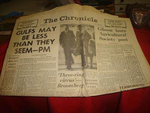 Rhodesian: Bulawayo Chronicle Newspaper Oct 22nd 1976