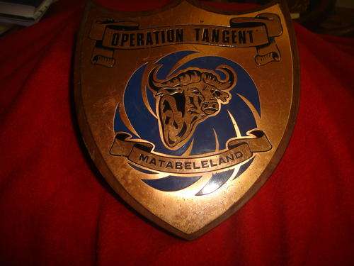 Rhodesia" Op Tangent Plaque