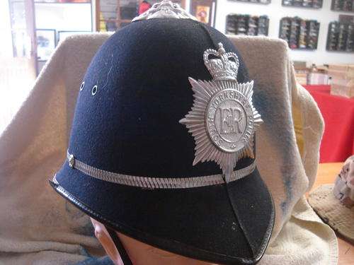 Rhodesia: Bobby Helmet worn in Rhodesia by Monitoring Force