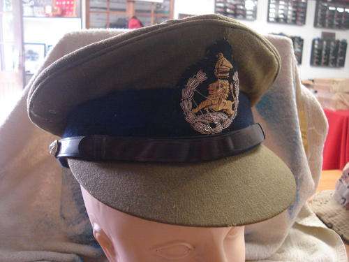 rhodesia: BSAP Officers cap.