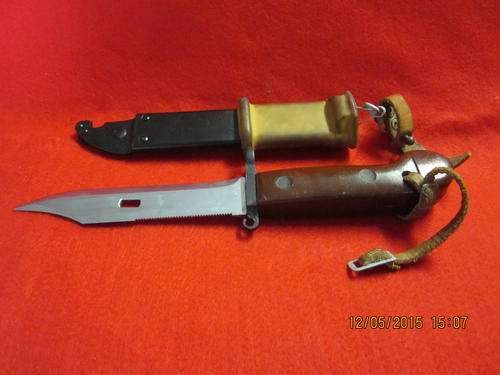 Rhodesia: AKM communist bayonet complete