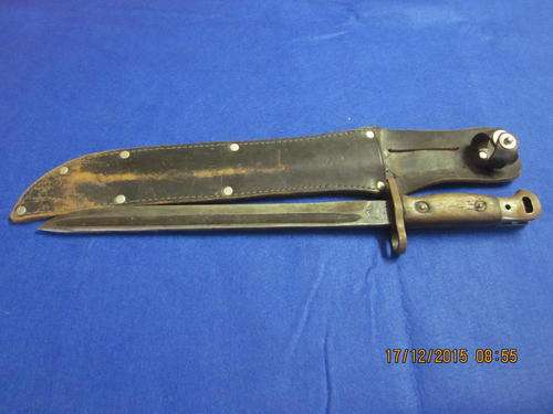 RHODESIA; ARMY/POLICE ISSUE BAYONET