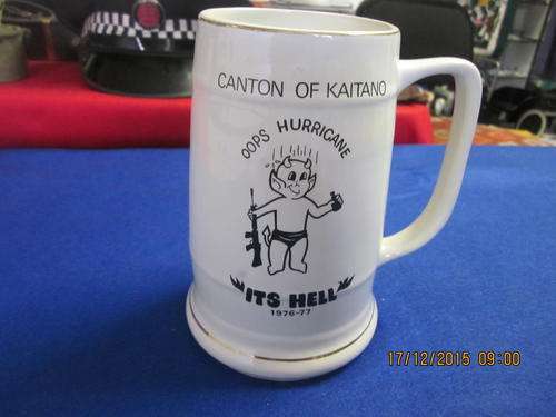 RHODESIA; WAR BEER MUG