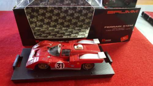 BRUMM; FERRARI 512M 1000KM AUSTRIA 1970 ICKX  1/43