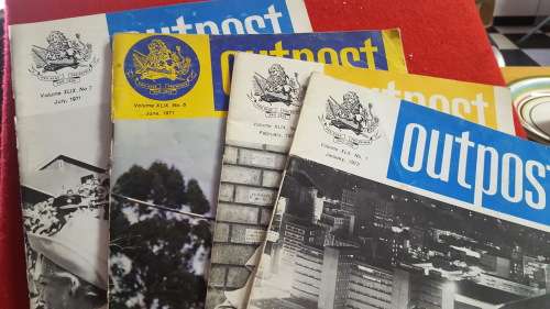 RHODESIA; BSAP OUTPOST MAGAZINES (4)