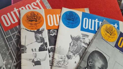 RHODESIA; BSAP OUTPOST MAGAZINES (4)
