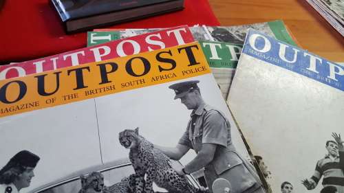 RHODESIA; BSAP OUTPOST MAGAZINES (4)