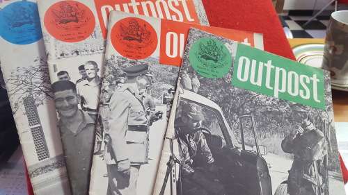 RHODESIA; BSAP OUTPOST MAGAZINES (4)