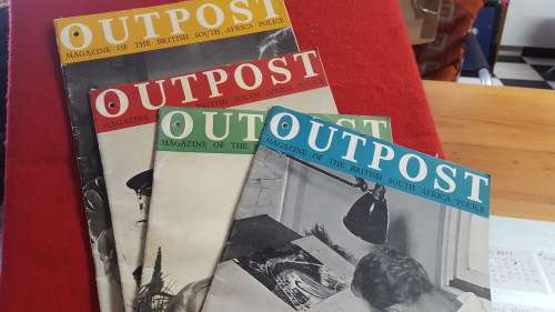 RHODESIA; BSAP OUTPOST MAGAZINES (4)