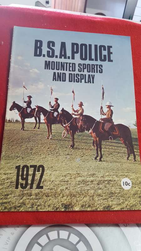 RHODESIA; BSAPOLICE MOUNTED SPORTS MAGAZINE