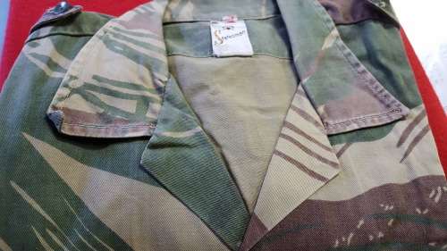 RHODESIA; ARMY CAMO SHIRT LONG SLEEVED