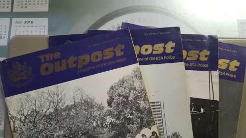 RHODESIA; BSAP OUTPOST MAGAZINES (4)