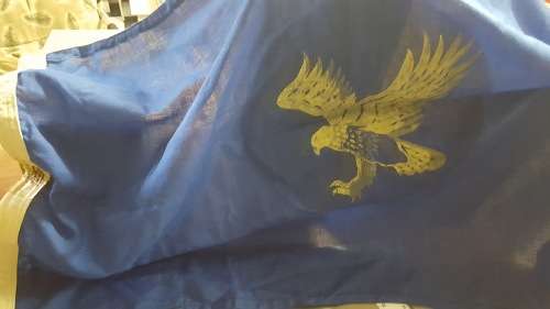 RHODESIA; SUPPORT UNIT FLAG. CUSTOM MADE RARE