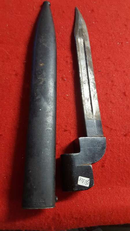RHODESIA; BRITISH 303 BAYONET AND SCABBARD