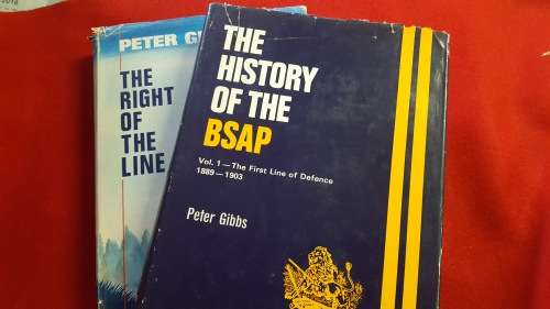 RHODESIA; RIGHT OF THE LINE/HISTORY OF BSAP BY PETER GIBB