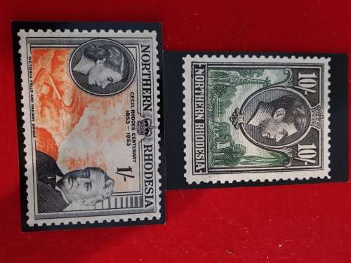 NORTHERN RHODESIA;  2 STAMP POSTCARDS AS NEW