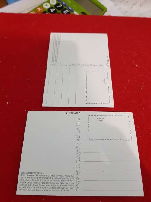 NORTHERN RHODESIA;  2 STAMP POSTCARDS AS NEW