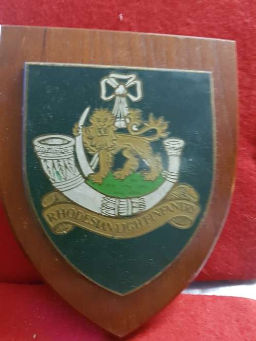 RHODESIA;  RLI WALL PLAQUE