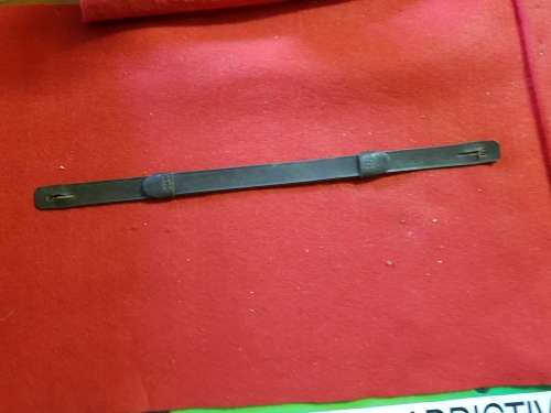 RHODESIA; BSA POLICE CAP STRAP BROWN