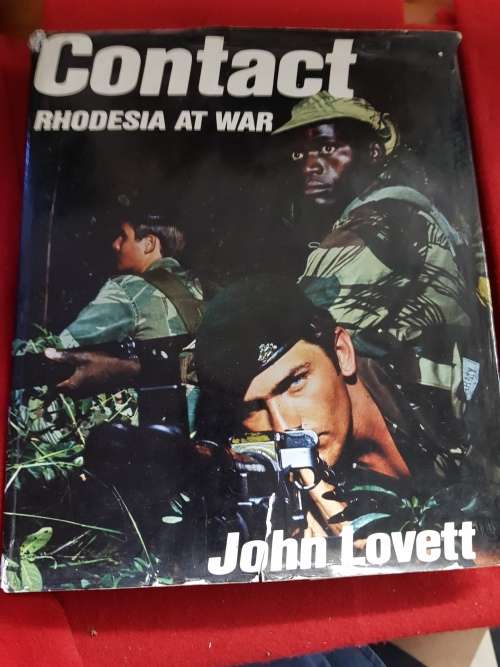 RHODESIA; CONTACT BOOK REPRINT 1978       BOOK IN VERY GOOD CONDITION DUST COVER TATTY AND TORN