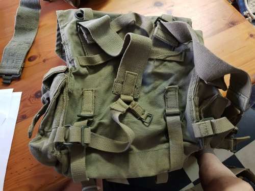 SOUTH AFRICAN WEBBING  BACK PACK
