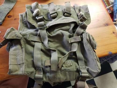 SOUTH AFRICAN WEBBING  BACK PACK