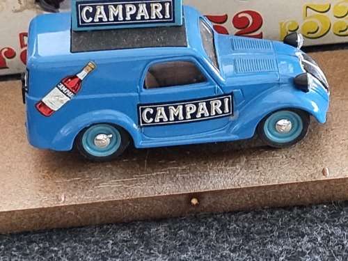 BRUMM, FIAT 500 R55 CAMPARI  1/43  LIGHT BLUE