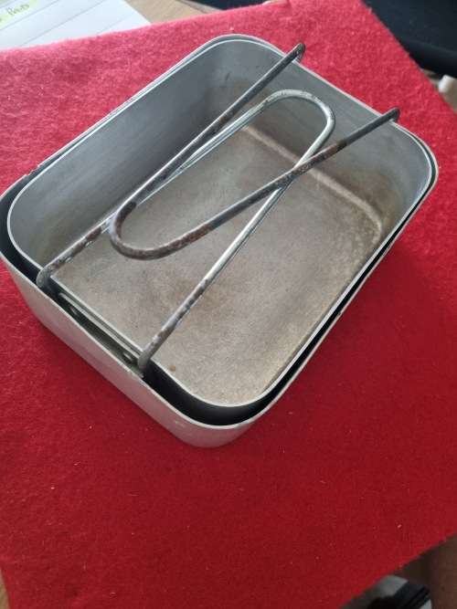 RHODESIA, BSAP SUPPORT UNIT/PATU MESS TINS (2)