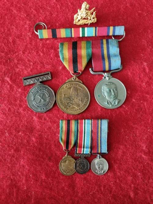 RHODESIA, BSAP  PATROL OFFICER MEDAL GROUP NOTE DOES NOT INCLUDE MINATURES AS SHOWN IN PHOTO