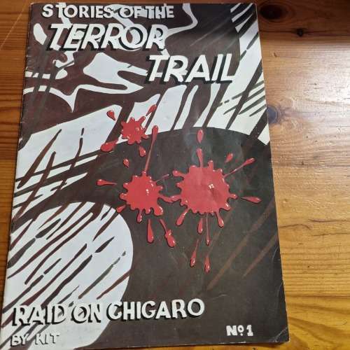 RHODESIA STORIES OF THE TERROR TRAIL, A LIGHT HEARTED COMIC MAGAZINE ABOUT A TERR ABDUCTION RARE