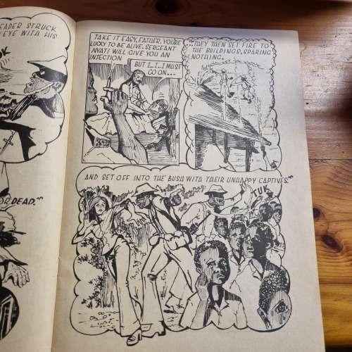 RHODESIA STORIES OF THE TERROR TRAIL, A LIGHT HEARTED COMIC MAGAZINE ABOUT A TERR ABDUCTION RARE
