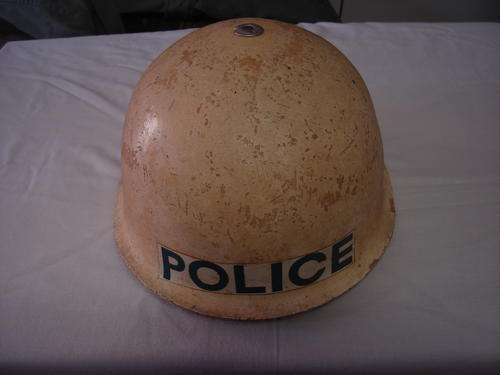 RHODESIA BSAP RIOT HELMET