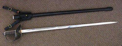 RHODESIA: BSAP / SOUTHERN RHODESIA ARMY SWORD AND SCABBARD