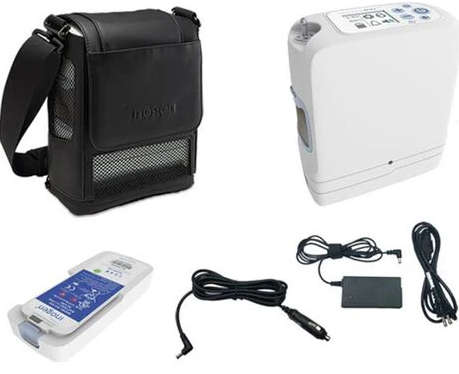 Used - Inogen One G5 Portable Oxygen Concentrator with extended battery