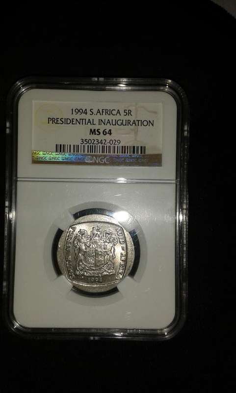 1994 PRESIDENTIAL INAUGURATION GRADED MS 64 graded by NGC