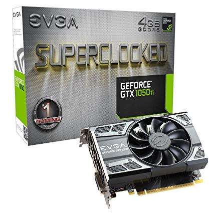 LAST 1 **BEST GRAPHICS CARD HANDS DOWN!!** EVGA GTX 1050TI 4GB SUPER CLOCKED EDITION!