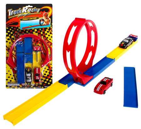 Vehicle Launch & Go Push Car Loop Track