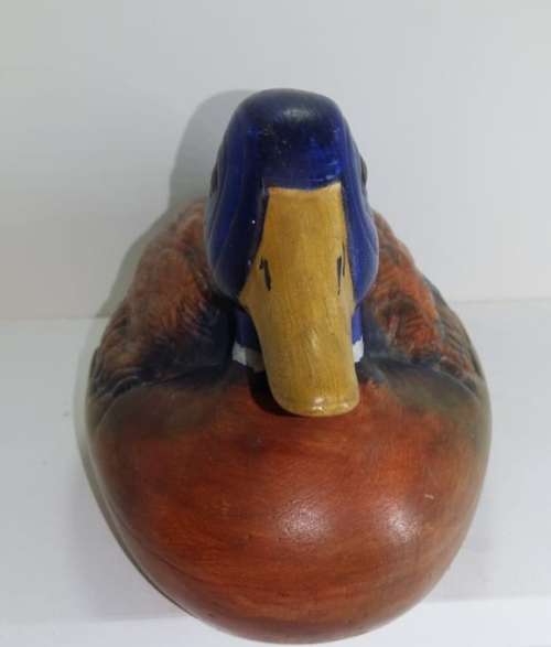 Vintage Blue Headed Mallard Duck