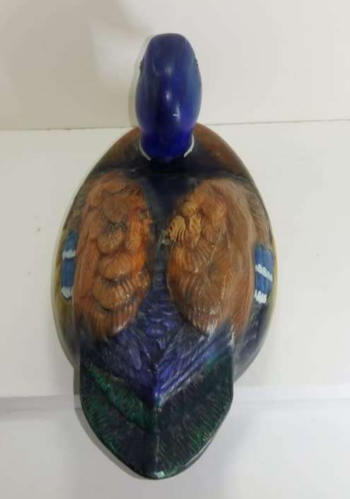 Vintage Blue Headed Mallard Duck