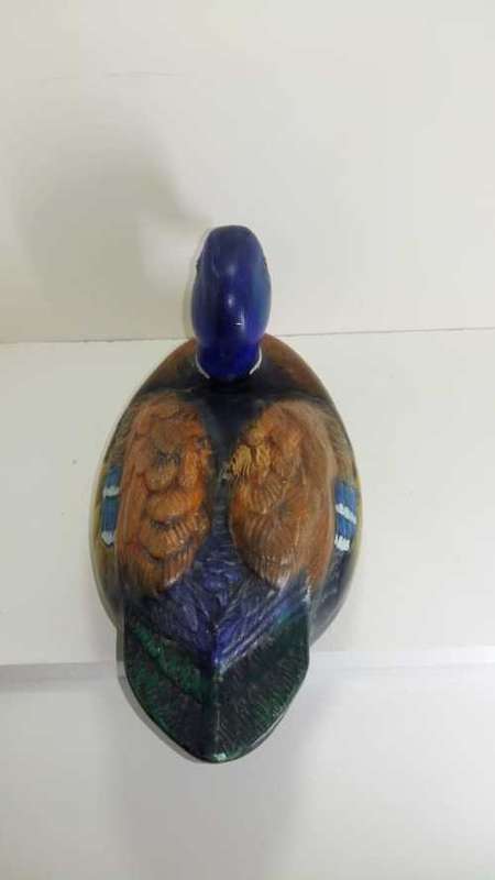 Vintage Blue Headed Mallard Duck