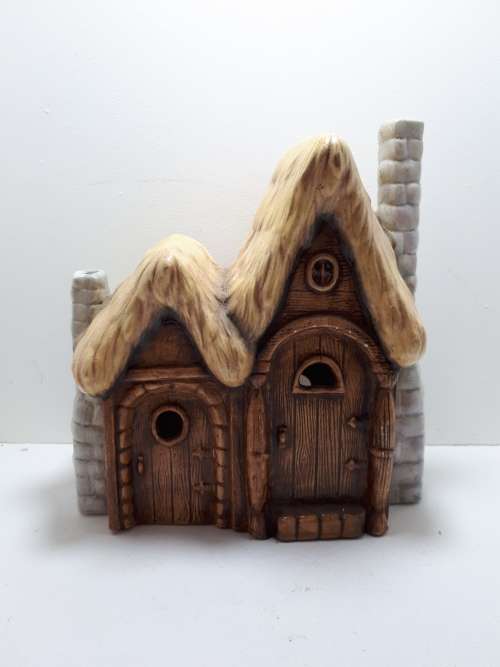 Ceramic House Tea Light Candle Holder