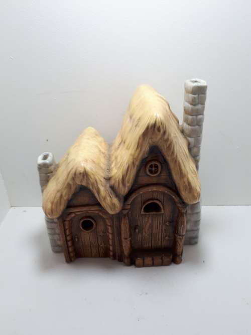 Ceramic House Tea Light Candle Holder