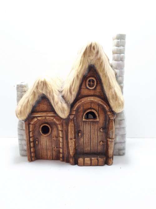 Ceramic House Tea Light Candle Holder