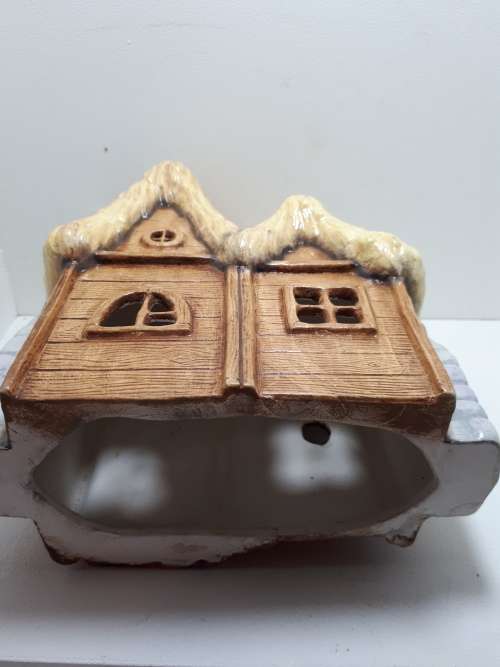Ceramic House Tea Light Candle Holder
