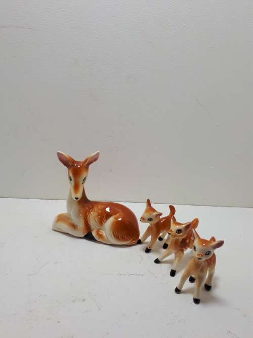 Deer Figurine with babies