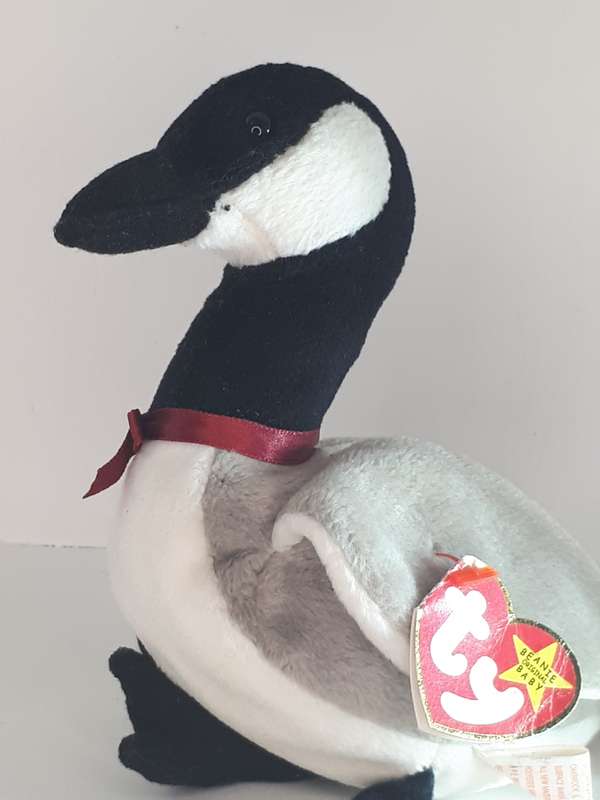 TY Beanie Baby Loosy The Goose 1998 Retired With Errors
