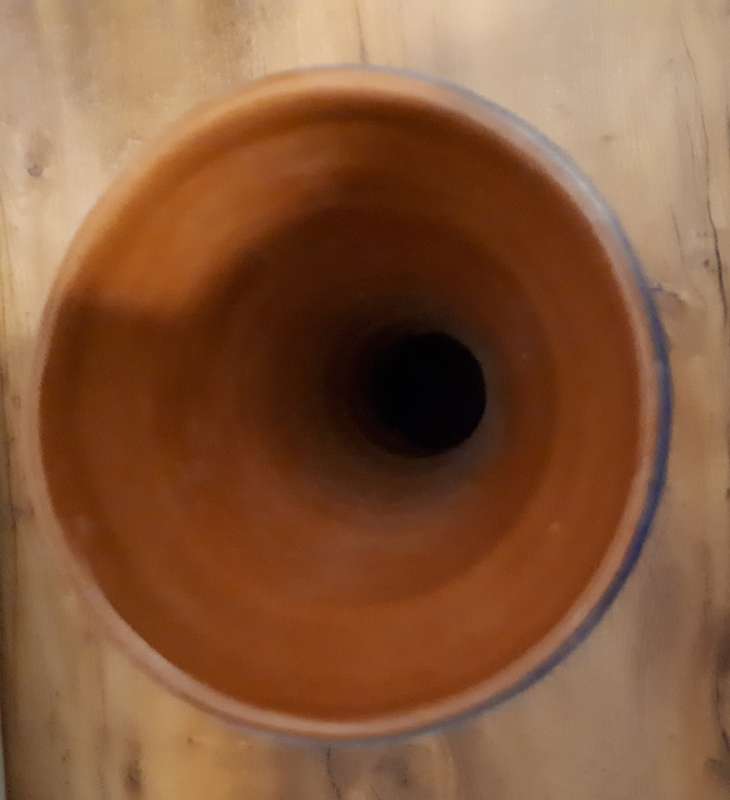 Blue Pottery Vase