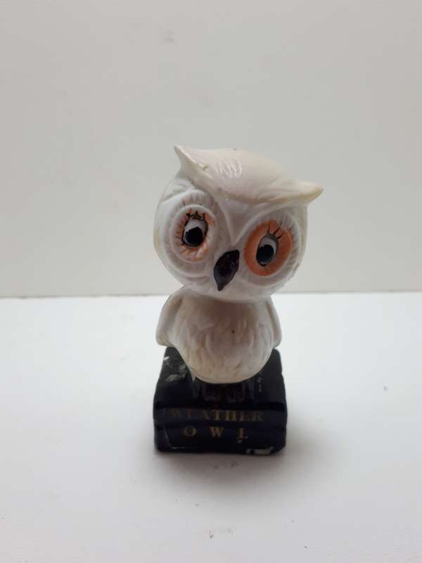 Vintage Weather Owl Figurine