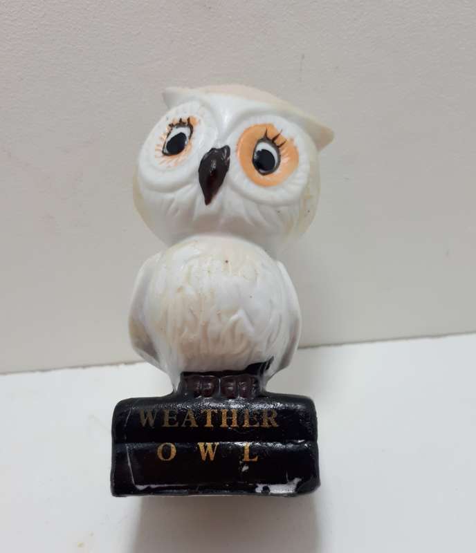Vintage Weather Owl Figurine