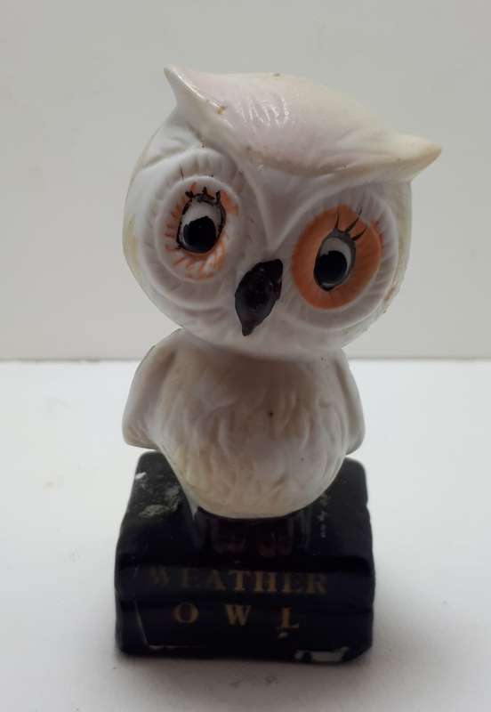 Vintage Weather Owl Figurine